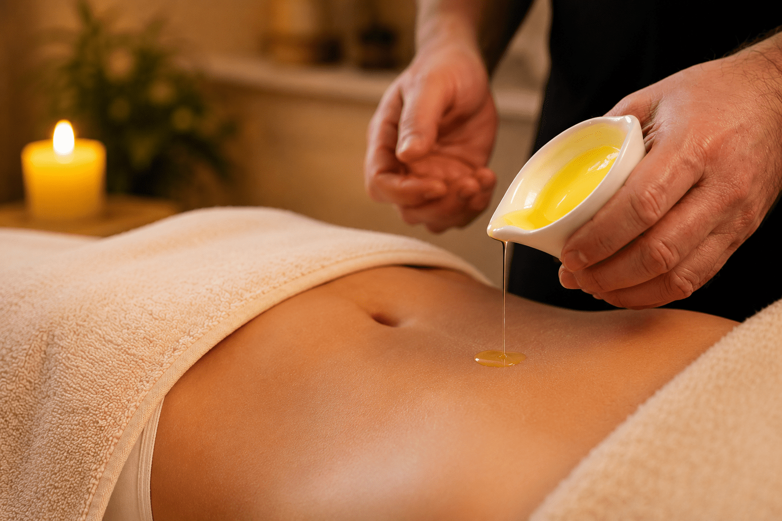 Massage à la bougie